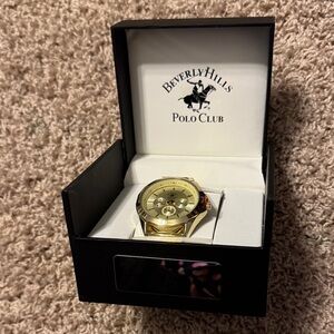 Beverly Hills Polo Club Men's Gold Watch